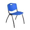 Kee Rectangle Tables > Training Tables > Kee Table & Chair Sets, 60 X 24 X 29, Wood|Metal|Plastic Top MT6024PLBPBK47BE